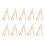 Pine Canvas Stand Foldable Mini Easel 10 pcs 7