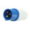 240V 16A Blue Industrial Plug Socket IP44 2P+E 5