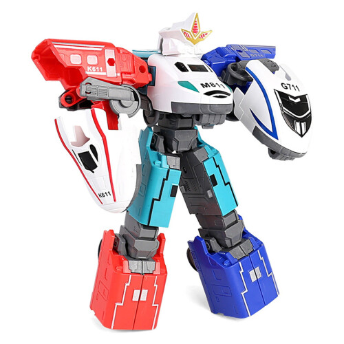 Star Steel Spaces Commander Transforming Robot Train Set 1