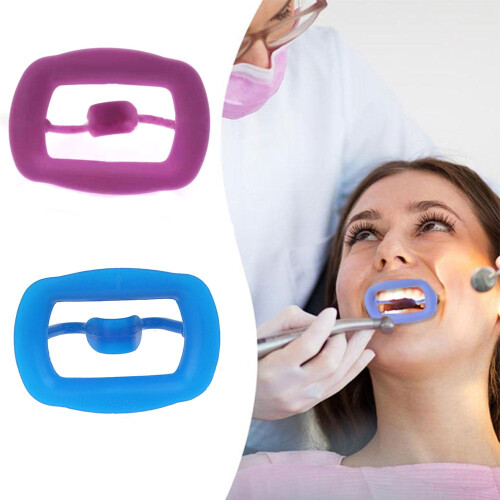 Dental Mouth Opener Cheek Retractor 1/2/5 Pcs Blue Pink