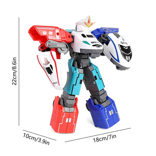 Star Steel Spaces Commander Transforming Robot Train Set 2