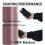 Blackout Curtains Pink Grommet Panel 39.37"W x 78.75"L 6