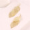 Women's Hollow Leaf Drop Earrings Silver 1 Pair 5