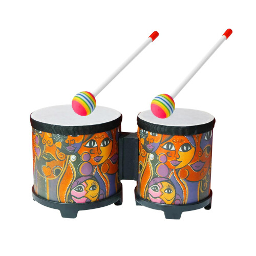 Bongo Drums African Hand Drum 5 inch and 6 inch 1