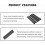 Graphite Electrode Cylinder Rod 99.9% Purity 5 pcs 2