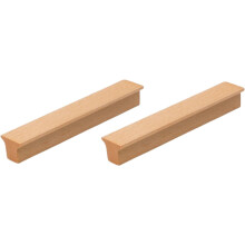 Wooden Drawer Handles Flat Head 2 pcs 500 mm