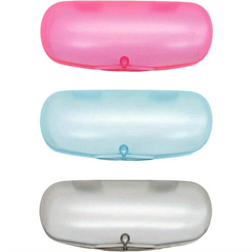 Plastic Glasses Storage Case with Magnetic Closure 3 Pieces