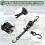 Heavy Duty Auto-Retractable Ratchet Tie Down Straps Black 3