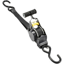 Heavy Duty Auto-Retractable Ratchet Tie Down Straps Black