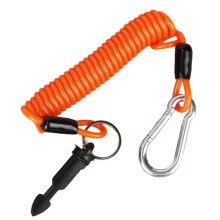 6Ft Trailer Brake Away Cable with Spring Pin and Carabiner