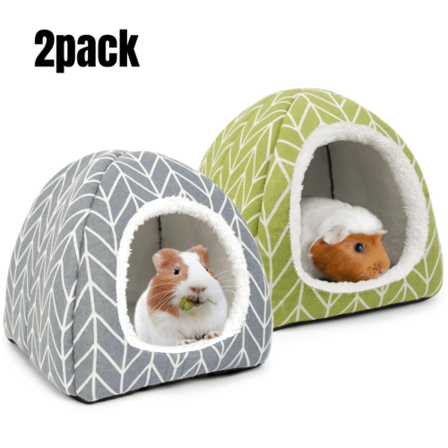 Guinea Pig Rabbit Hideout Cozy Cave Bed 2-Pack