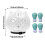 Cat Muzzle Breathable Transparent Head Cover for Grooming 2