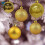 Purple Plastic Shatterproof Ball Ornaments with Hooks 24 7