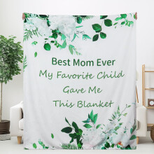 Soft Flannel Throw Blanket for Mom 60 x 50 inches Pink