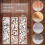 Leaf Border Stencils Reusable 12-Piece Set 5