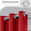 Blackout Curtains Red 78.75 Inch Grommet Panels 2-Pack 7