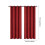 Blackout Curtains Red 78.75 Inch Grommet Panels 2-Pack 4