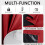 Blackout Curtains Red 78.75 Inch Grommet Panels 2-Pack 5