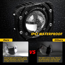 3 Inch 8D LED Work Light Pair 6000K/3500K 12V 24V