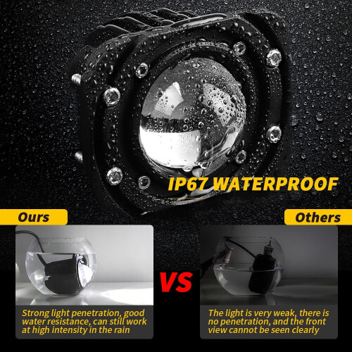 3 Inch 8D LED Work Light Pair 6000K/3500K 12V 24V