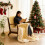 Plush seat cushion with backrest for chairs and sofas 1 pack 5