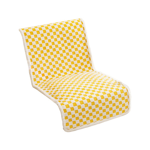 Plush seat cushion with backrest for chairs and sofas 1 pack 2