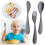 Kids Stainless Steel Cutlery Set Fork Spoon 3-Pc 3
