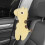 Car Seat Belt Pillow Rabbit-Shaped Neck Cushion 3