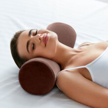 Cylindrical Pillow for Knee Neck Lumbar Support 16 x 5 Inch