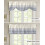 Blue and White Striped Valance for Kitchen Bathroom Bedroom 5