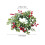 Christmas Candle Ring Wreath with Red Berries and Pine Cones 3