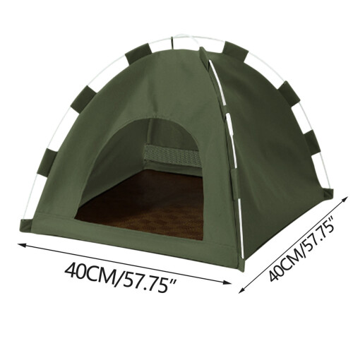 Portable Pet Tent House with Soft Mat 1 Pack 1