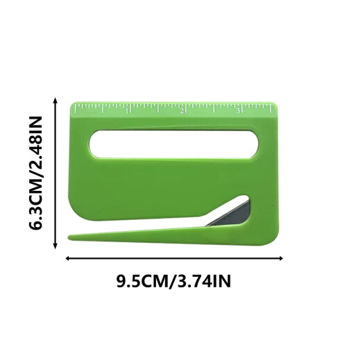 Envelope Opener with Hidden Blade Scale and Magnifier for 1