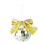 Pink Mirror Ball Ornament with Silver Glitter Bow 2
