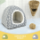 Guinea Pig Rabbit Hideout Cozy Cave Bed 2-Pack 5