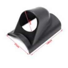 (Left Frame Black) Car 52mm Universal Mount Holder Gauge Pod Plastic Single Double Holder 3 Gauge