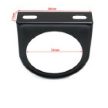 (Single Hole Iron) Car 52mm Universal Mount Holder Gauge Pod Plastic Single Double Holder 3 Gauge