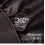 Solid Color King Size Bed Cover Beige 78x80in + 11.8in Drop 4