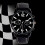 Men's Analog Quartz Watch with Numeral Dial and Red 4