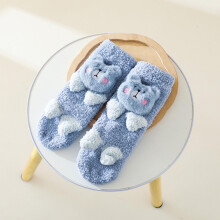 OugPiStiyk Winter Plush Baby Socks Long Tube