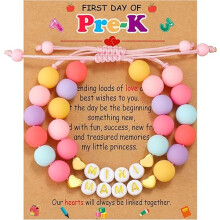 First Day Bracelet for Preschool to 2nd Grade Kids