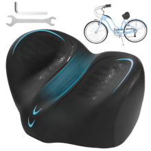 Oversized Bike Seat Noseless 13.4 x 9.8 inches
