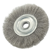5 inch 125 mm crimped stainless steel wire wheel brush
