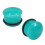 Single Flared Ear Plug Tunnel Natural Stone Mushroom Shape 1