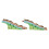 Green Wooden Train Bridge Accessory 1 Piece 6