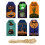 Halloween Paper Tags with String 60 Pcs 1