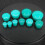 Single Flared Ear Plug Tunnel Natural Stone Mushroom Shape 4