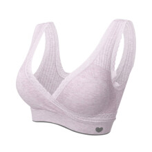 Nursing Sleep Bra Cotton Lace Maternity Vest