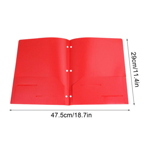 Heavy Duty Plastic Folders Letter Size 7 Colors 1