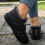 Women's Snow Boots Fleece-Lined Ankle Booties Size 6 8